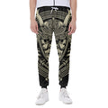 Samurai Warrior Mask Print Joggers