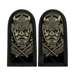 Samurai Warrior Mask Print Skillet Handle Cover