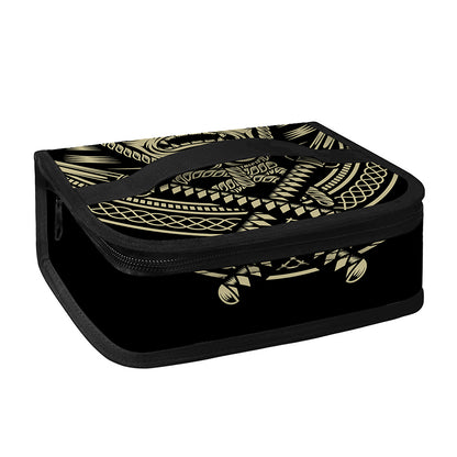 Samurai Warrior Mask Print Small Lunch Bag