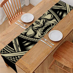 Samurai Warrior Mask Print Table Runner