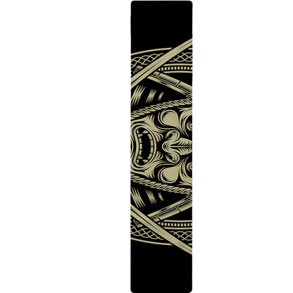 Samurai Warrior Mask Print Table Runner