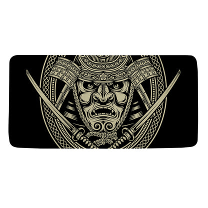 Samurai Warrior Mask Print Towel
