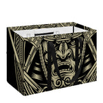 Samurai Warrior Mask Print Utility Tote Bag