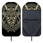 Samurai Warrior Mask Print Waterproof Car Seat Cover