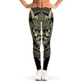 Samurai Warrior Mask Print Women's Leggings