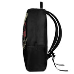 Samurai Warrior Skull Print 17 Inch Backpack