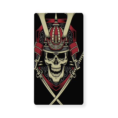 Samurai Warrior Skull Print Baby Crib Sheet