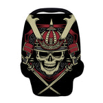 Samurai Warrior Skull Print Baby Seat Cover