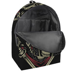 Samurai Warrior Skull Print Backpack