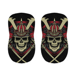 Samurai Warrior Skull Print Bar Stool Covers