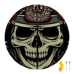 Samurai Warrior Skull Print Basketball