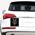 Samurai Warrior Skull Print Car Sticker