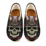 Samurai Warrior Skull Print Casual Shoes