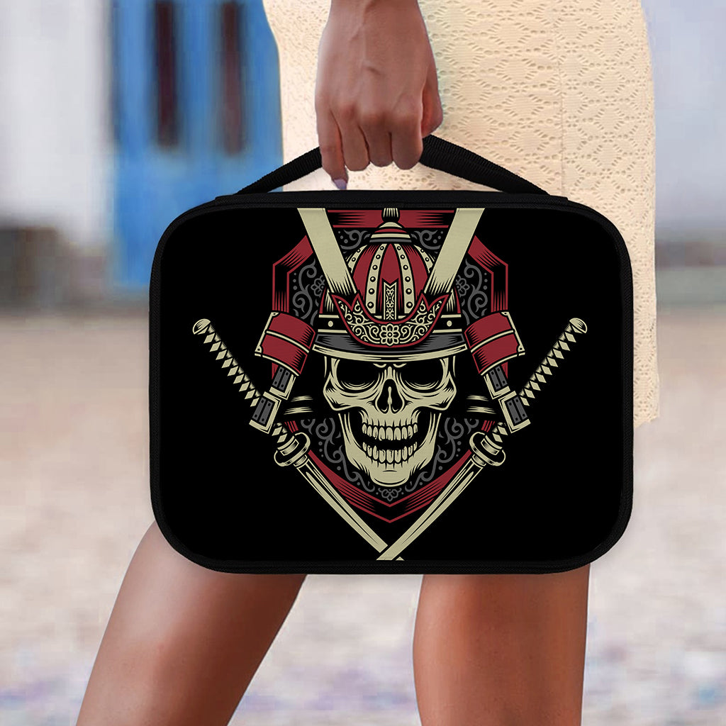 Samurai Warrior Skull Print Classic Bible Case