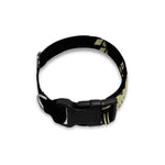 Samurai Warrior Skull Print Dog Collar