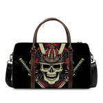 Samurai Warrior Skull Print Duffle Bag