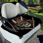 Samurai Warrior Skull Print Golf Cart Seat Cover