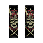 Samurai Warrior Skull Print Handle Covers