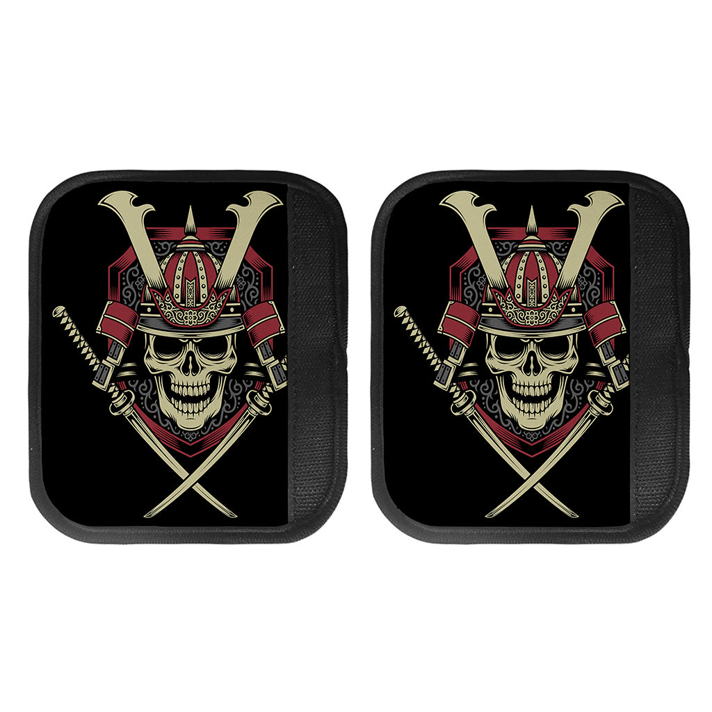 Samurai Warrior Skull Print Handle Covers