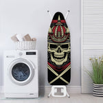 Samurai Warrior Skull Print Ironing Board Cover
