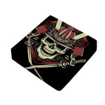 Samurai Warrior Skull Print Outdoor Seat Cushion Cover