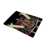 Samurai Warrior Skull Print Pet Cooling Mat Cover
