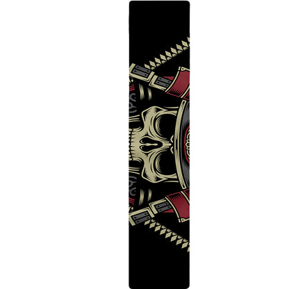 Samurai Warrior Skull Print Table Runner