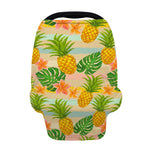 Sand Beach Pineapple Pattern Print Baby Seat Cover