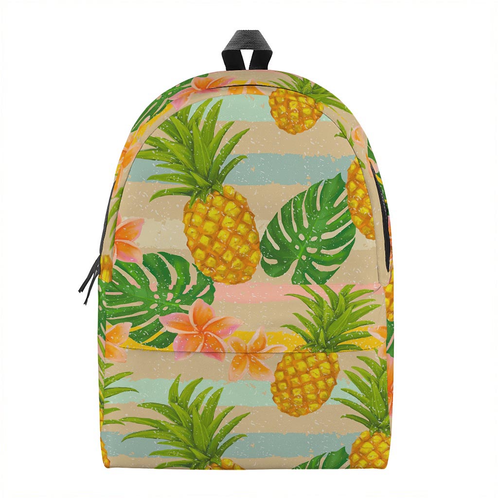 Sand Beach Pineapple Pattern Print Backpack