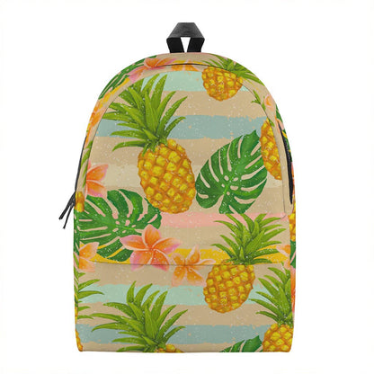 Sand Beach Pineapple Pattern Print Backpack