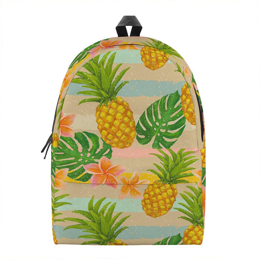 Sand Beach Pineapple Pattern Print Backpack