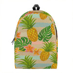 Sand Beach Pineapple Pattern Print Backpack