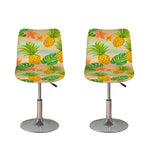 Sand Beach Pineapple Pattern Print Bar Stool Covers
