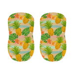 Sand Beach Pineapple Pattern Print Bar Stool Covers