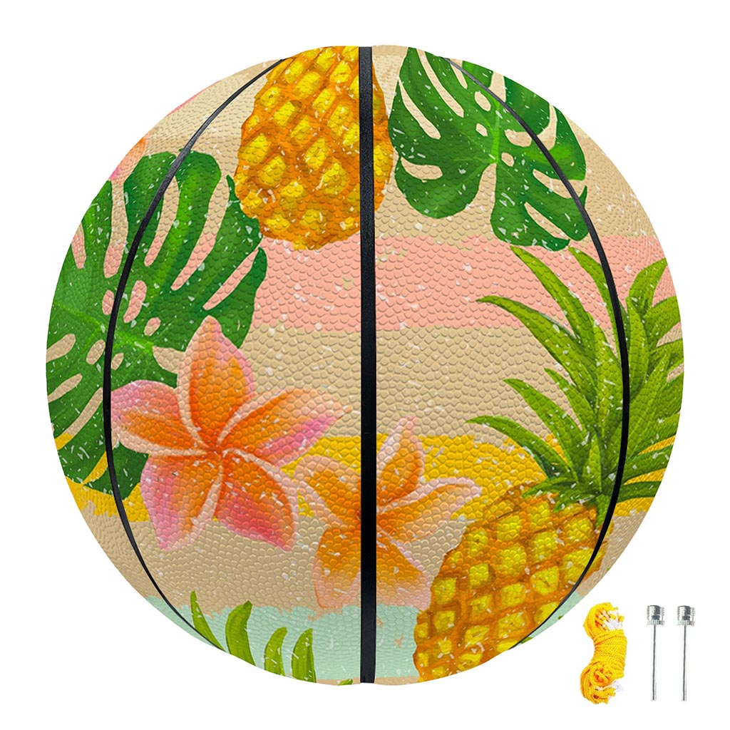 Sand Beach Pineapple Pattern Print Basketball