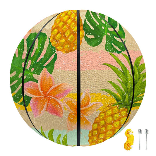 Sand Beach Pineapple Pattern Print Basketball