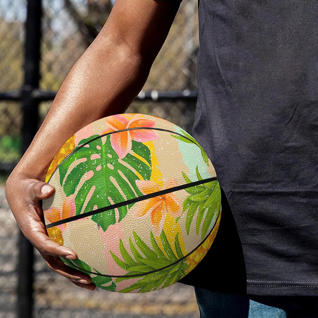 Sand Beach Pineapple Pattern Print Basketball
