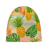 Sand Beach Pineapple Pattern Print Beanie