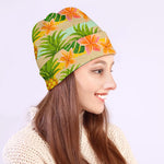 Sand Beach Pineapple Pattern Print Beanie