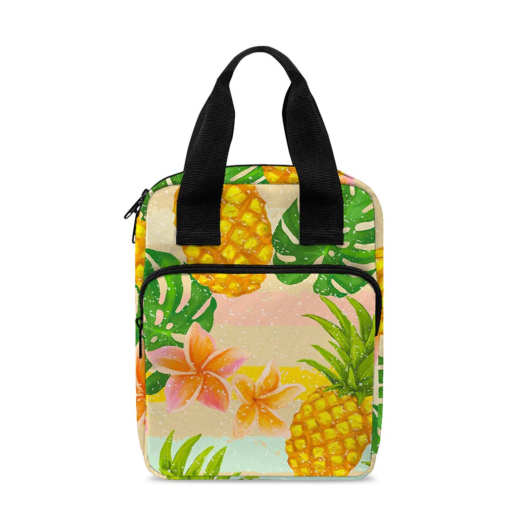 Sand Beach Pineapple Pattern Print Bible Tote Bag