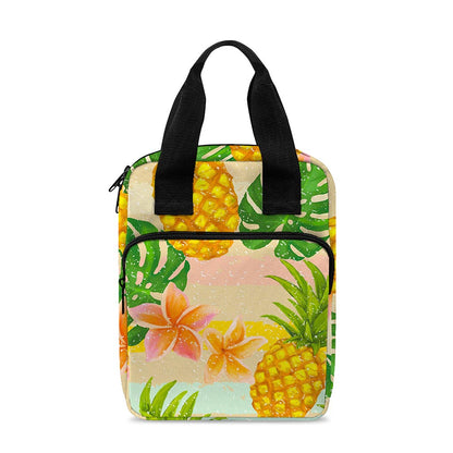Sand Beach Pineapple Pattern Print Bible Tote Bag