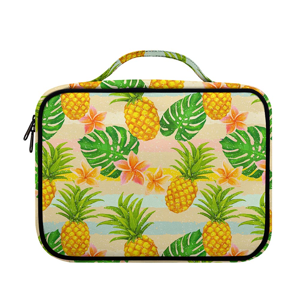 Sand Beach Pineapple Pattern Print Briefcase Bible Bag