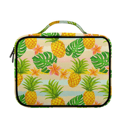 Sand Beach Pineapple Pattern Print Briefcase Bible Bag