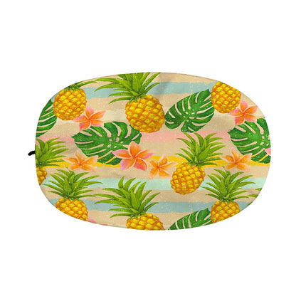 Sand Beach Pineapple Pattern Print Car Side Mirror Covers
