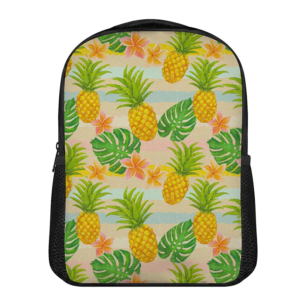 Sand Beach Pineapple Pattern Print Casual Backpack