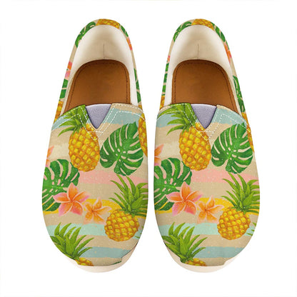 Sand Beach Pineapple Pattern Print Casual Shoes
