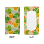 Sand Beach Pineapple Pattern Print Changing Pad Cover