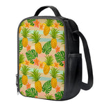 Sand Beach Pineapple Pattern Print Crossbody Lunch Bag