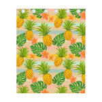 Sand Beach Pineapple Pattern Print Curtain