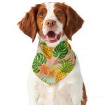 Sand Beach Pineapple Pattern Print Dog Bandana
